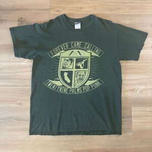 Y2K Forever Came Calling Twentynine Palms Pop Punk Green Shirt Sz M Warped Tour